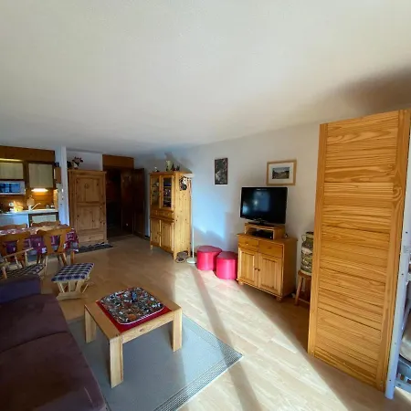 Avec Balcon Sud Et Parking, Proche Telesiege Et Navettes ! - Fr-1-693-26 Apartment Chatel